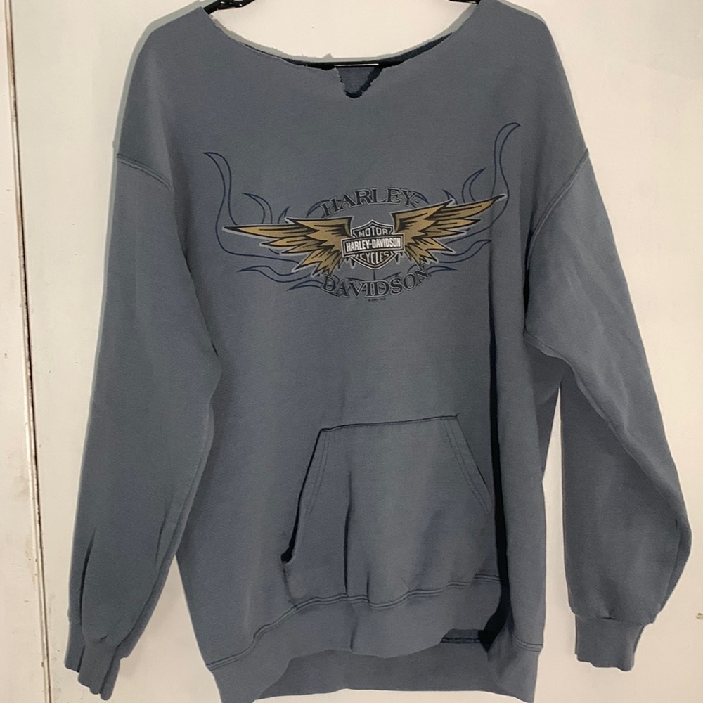 2001 Harley-Davidson Off the shoulder Crewneck